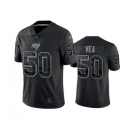 Men's Tampa Bay Buccaneers #50 Vita Vea Black Reflective Limited Stitched Jersey