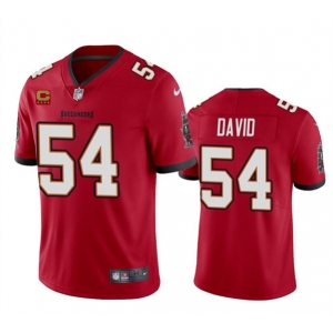 Men's Tampa Bay Buccaneers #54 Lavonte David Red 2024 With 4-Star C Patch Vapor Limited Football Stitched Jersey