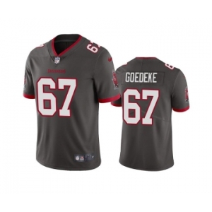 Men's Tampa Bay Buccaneers #67 Luke Goedeke Gray Vapor Untouchable Limited Stitched Jersey
