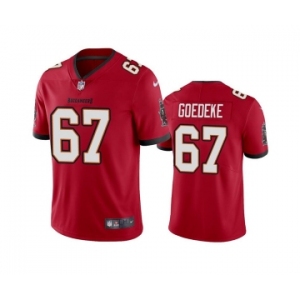Men's Tampa Bay Buccaneers #67 Luke Goedeke Red Vapor Untouchable Limited Stitched Jersey