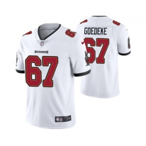 Men's Tampa Bay Buccaneers #67 Luke Goedeke White Vapor Untouchable Limited Stitched Jersey