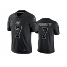Men's Tampa Bay Buccaneers #7 Leonard Fournette Black Reflective Limited Stitched Jersey