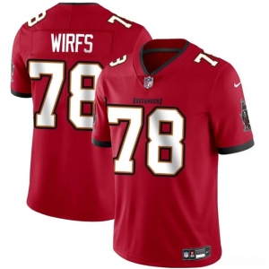 Men's Tampa Bay Buccaneers #78 Tristan Wirfs Red 2025 Vapor Limited Football Stitched Jersey