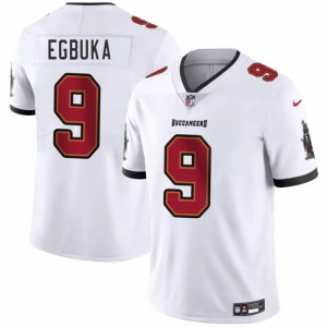 Men's Tampa Bay Buccaneers #9 Emeka Egbuka White 2025 Draft Vapor Untouchable Limited Football Stitched Jersey