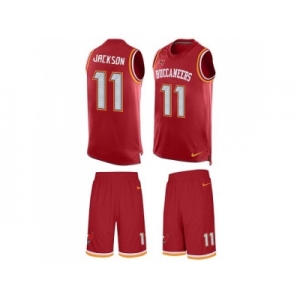 Nike Tampa Bay Buccaneers #11 DeSean Jackson Red Team Color Men's Stitched NFL Limited Tank Top Suit Jersey