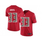 Nike Tampa Bay Buccaneers #33 Carlton Davis Red Men Stitched NFL Limited Rush Jersey