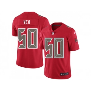 Nike Tampa Bay Buccaneers #50 Vita Vea Red Men Stitched NFL Limited Rush Jersey