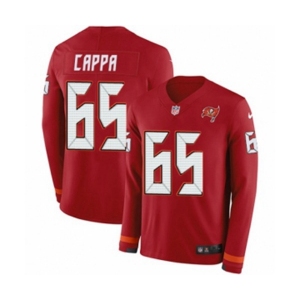 Nike Tampa Bay Buccaneers #65 Alex Cappa Limited Red Therma Long Sleeve NFL Jersey