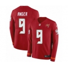 Nike Tampa Bay Buccaneers #9 Bryan Anger Limited Red Therma Long Sleeve NFL Jersey