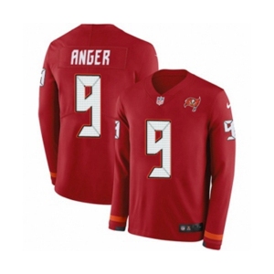 Nike Tampa Bay Buccaneers #9 Bryan Anger Limited Red Therma Long Sleeve NFL Jersey