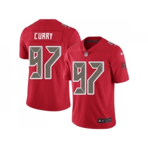 Nike Tampa Bay Buccaneers #97 Vinny Curry Red Men Stitched NFL Limited Rush Jersey