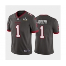 Tampa Bay Buccaneers #1 Greg Joseph Pewter Super Bowl LV Jersey