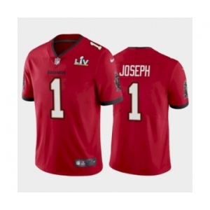Tampa Bay Buccaneers #1 Greg Joseph Red Super Bowl LV Jersey