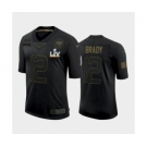 Tampa Bay Buccaneers #12 Tom Brady  Black Jersey 2021 Super Bowl LV
