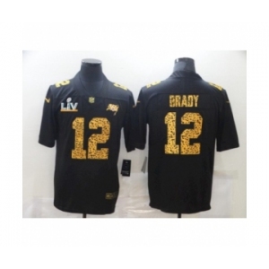 Tampa Bay Buccaneers #12 Tom Brady Leopard 2021 Super Bowl LV Jersey