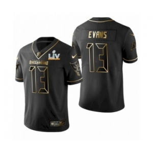 Tampa Bay Buccaneers #13 Mike Evans Black Golden Super Bowl LV Jersey