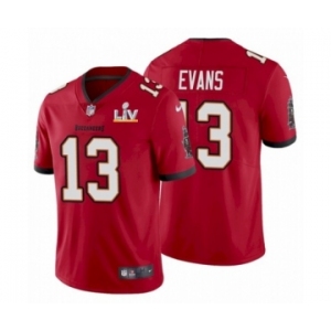 Tampa Bay Buccaneers #13 Mike Evans Red 2021 Super Bowl LV Jersey