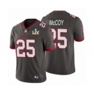Tampa Bay Buccaneers #25 LeSean McCoy Pewter 2021 Super Bowl LV Jersey