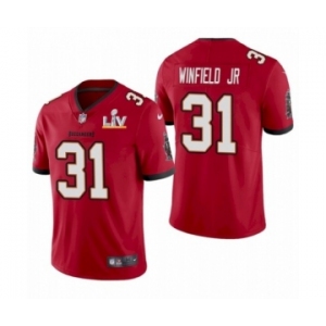 Tampa Bay Buccaneers #31 Antoine Winfield Jr Red Super Bowl LV Jersey