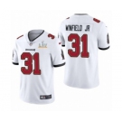 Tampa Bay Buccaneers #31 Antoine Winfield Jr Super Bowl LV white Jersey