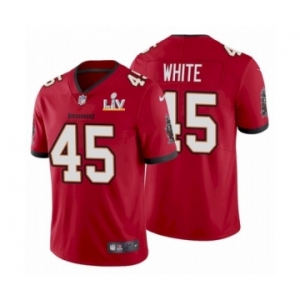 Tampa Bay Buccaneers #45 Devin White Red 2021 Super Bowl LV Jersey