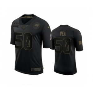 Tampa Bay Buccaneers #50 Vita Vea Black 2020 Salute to Service Limited Jersey