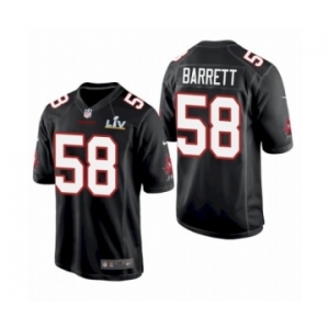 Tampa Bay Buccaneers #58 Shaquil Barrett Black Fashion Super Bowl LV Jersey