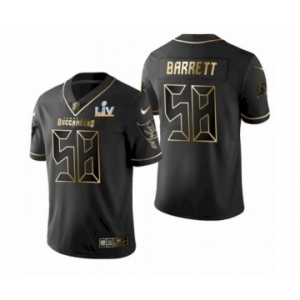 Tampa Bay Buccaneers #58 Shaquil Barrett Black Golden Super Bowl LV Jersey