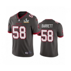 Tampa Bay Buccaneers #58 Shaquil Barrett Pewter Super Bowl LV Jersey