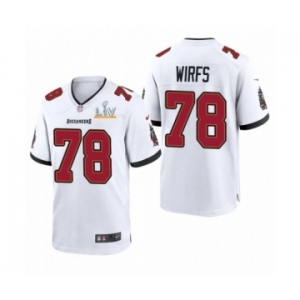 Tampa Bay Buccaneers #78 Tristan Wirfs White 2021 Super Bowl LV Jersey