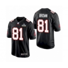 Tampa Bay Buccaneers #81  Antonio Brown Blackgamen Super Bowl LV Jersey