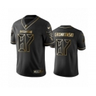 Tampa Bay Buccaneers #87 Rob Gronkowski Black Golden Edition Vapor Limited Jersey