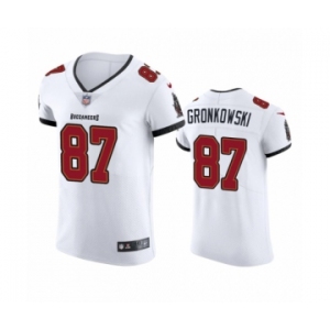 Tampa Bay Buccaneers #87 Rob Gronkowski White Vapor Elite Jersey