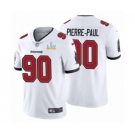 Tampa Bay Buccaneers #90 Jason Pierre-Paul White Super Bowl LV Jersey