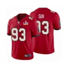 Tampa Bay Buccaneers #93 Ndamukong Suh Red 2021 Super Bowl LV Jersey