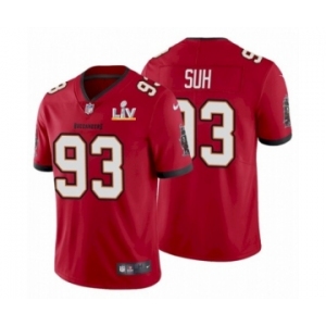 Tampa Bay Buccaneers #93 Ndamukong Suh Red 2021 Super Bowl LV Jersey