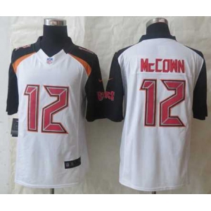 nike nfl jerseys tampa bay buccaneers #12 mccown white[nike limited][2014 new]