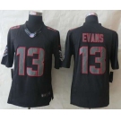 nike nfl jerseys tampa bay buccaneers #13 evans black[nike impact limited]