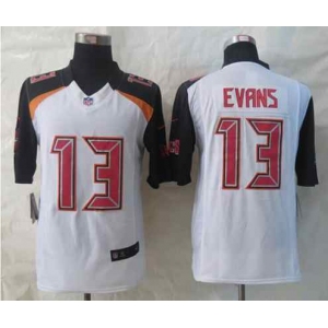 nike nfl jerseys tampa bay buccaneers #13 evans white[nike limited]
