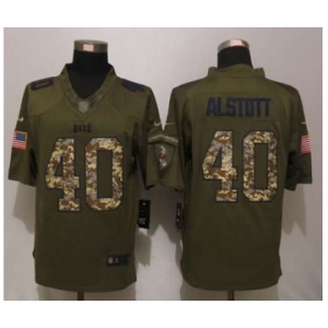 nike nfl jerseys tampa bay buccaneers #40 alstott army green[nike Limited Salute To Service]
