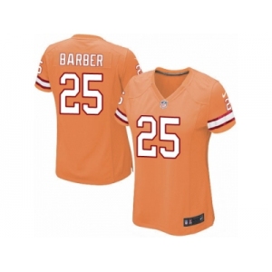 Women Nike Tampa Bay Buccaneers #25 Peyton Barber Game Orange Glaze Alternate NFL Jersey