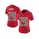 Women Nike Tampa Bay Buccaneers #29 Ryan Smith Limited Red Rush Vapor Untouchable NFL Jersey