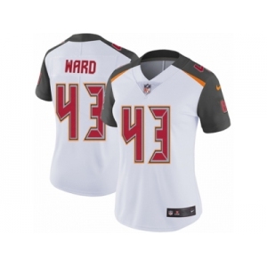 Women Nike Tampa Bay Buccaneers #43 T.J. Ward White Vapor Untouchable Limited Player NFL Jersey