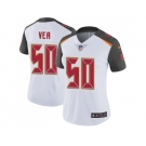 Women Nike Tampa Bay Buccaneers #50 Vita Vea White Stitched NFL Vapor Untouchable Limited Jersey