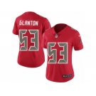 Women Nike Tampa Bay Buccaneers #53 Adarius Glanton Limited Red Rush Vapor Untouchable NFL Jersey