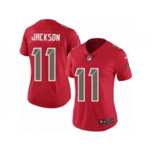 Women's Nike Tampa Bay Buccaneers #11 DeSean Jackson Limited Red Rush NFL Jersey