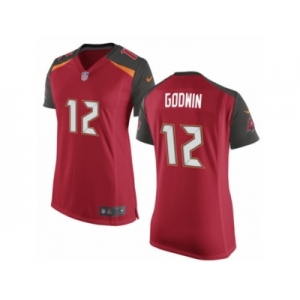 Women's Nike Tampa Bay Buccaneers #12 Chris Godwin Limited Red Team Color NFL Jersey