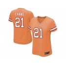 Women's Nike Tampa Bay Buccaneers #21 Justin Evans Limited Orange Glaze Alternate NFL Jersey