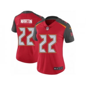 Women's Nike Tampa Bay Buccaneers #22 Doug Martin Vapor Untouchable Limited Red Team Color NFL Jersey