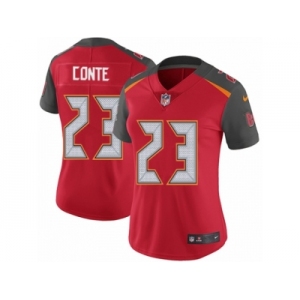 Women's Nike Tampa Bay Buccaneers #23 Chris Conte Vapor Untouchable Limited Red Team Color NFL Jersey